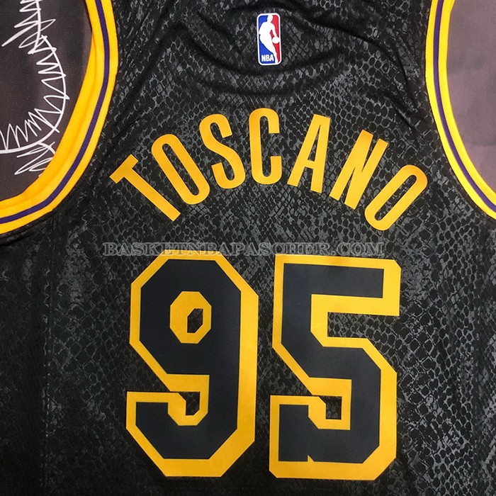 Maillot Los Angeles Lakers Juan Toscano-Anderson NO 95 Mamba 2021-22 Noir